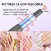 Torno Profesional para Uñas Acrílicas y Gel, Alto Rendimiento, Gris Oscuro
