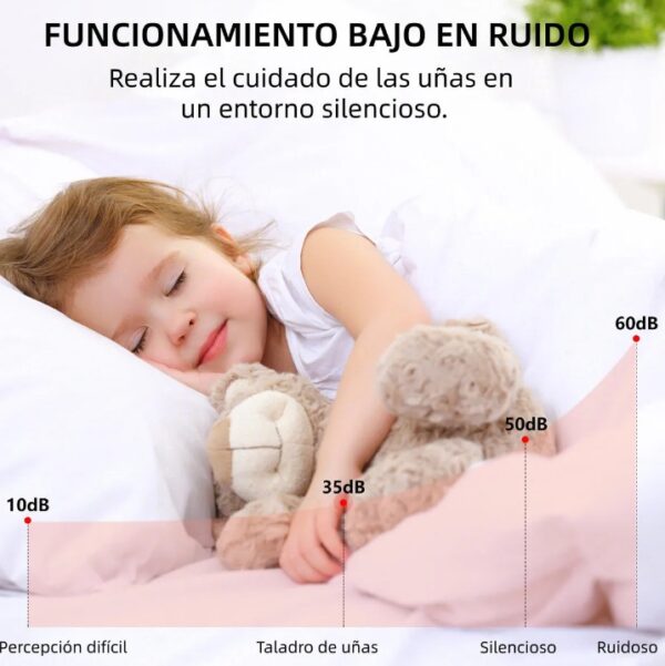 Torno Profesional para Uñas Acrílicas y Gel, Alto Rendimiento, Gris Oscuro