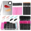 Kit Paleta De Maquillaje Profesional Con Espátula Y Cepillo