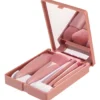 S Portátil De 5 Brochas De Maquillaje Con Estuche Y Espejo U