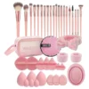 42 Pcs Brochas Maquillaje Profesional Esponjas Btt