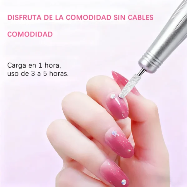 Lima De Uñas Eléctrica 12 En 1 Torno Para Uñas Profesional