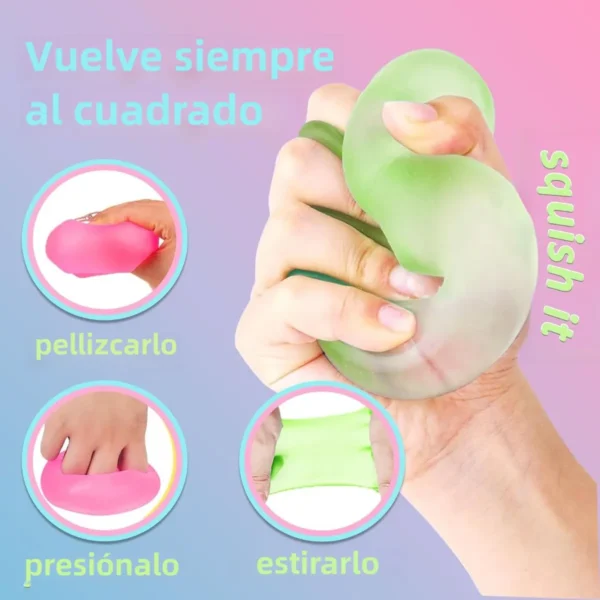 3 Cubos Fidget Antiestrés, Squishy,juguete Ansiedad Adultos