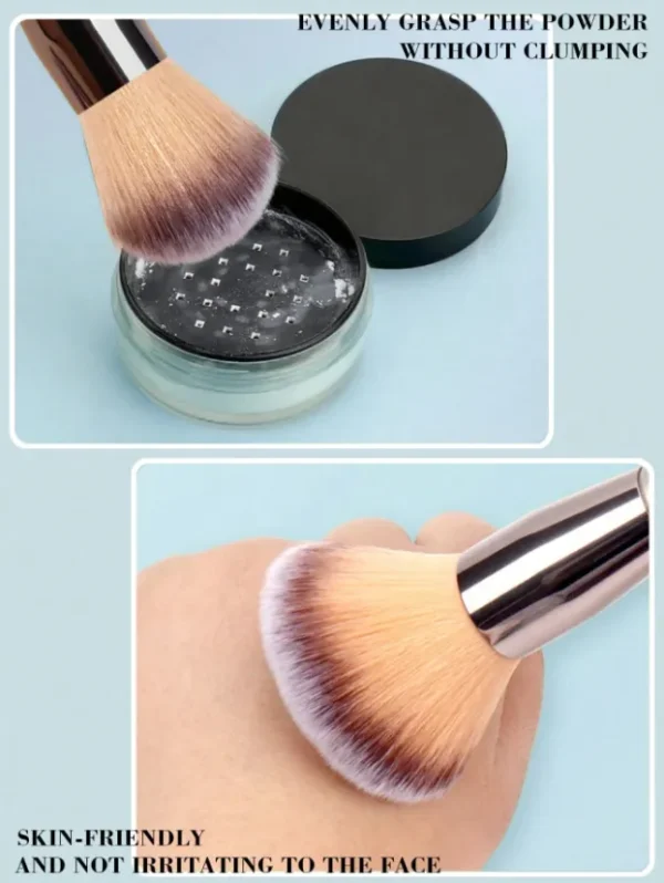 14 Piezas Cepillo Maquillaje Color Champán Color Champán