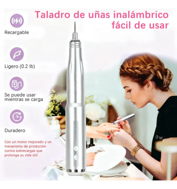 Lima De Uñas Eléctrica 12 En 1 Torno Para Uñas Profesional