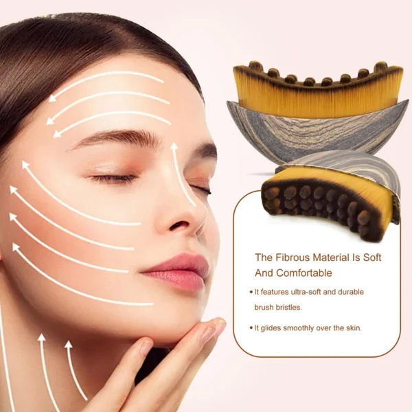 Linfático Contorno Facial Cepillo