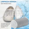 2 Bolsa De Lavado Zapatos,para Lavar Calzado Tennis Lavadora Gris
