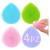 Set 4 Cepillo Facial De Silicón Exfoliante Limpiador Full