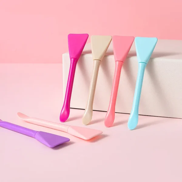 24pz Cepillo Exfoliante Facial Con Espátula Para Mascarillas