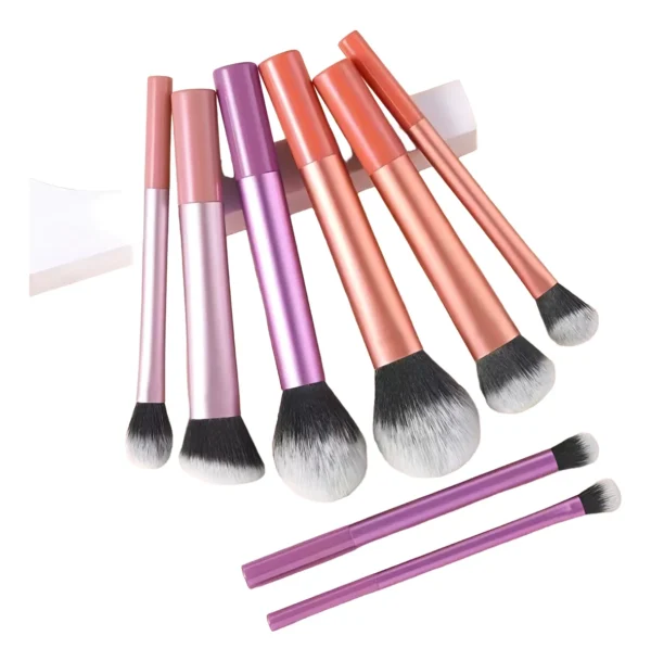 Cepillo Maquillaje 8 Brochas Profesional