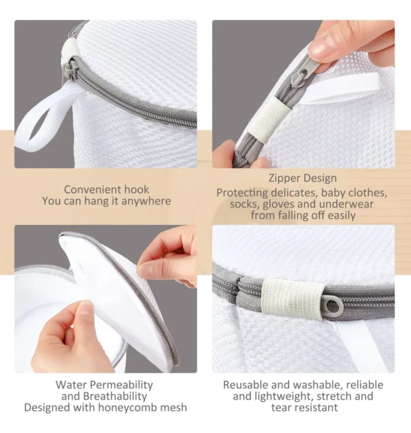 Bolsa Lavar Bra Red Malla Brasier Ropa Interior Lavadora 3pz