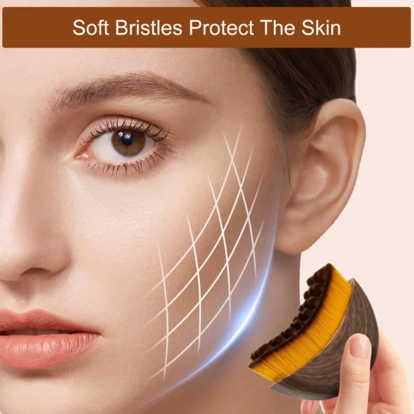 Linfático Contorno Facial Cepillo