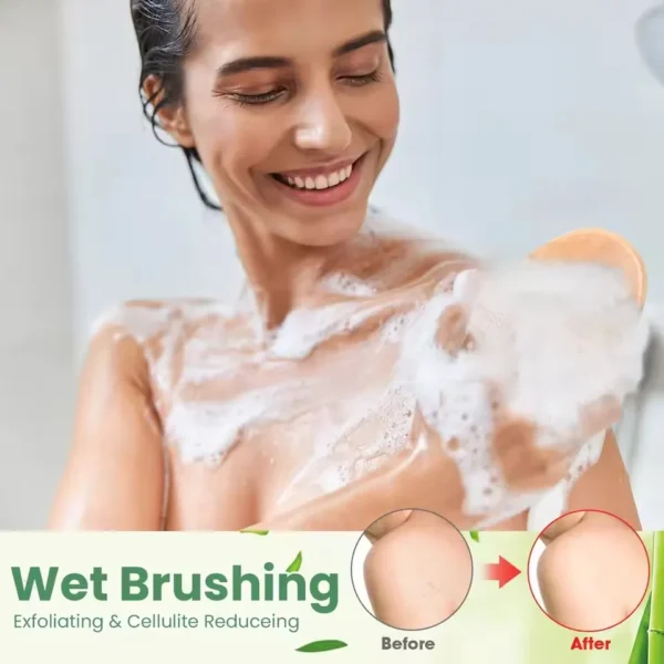 2pzs Cepillo Corporal Exfolia Circulación Quita Piel Muerta